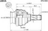 OPEL 374013 Joint Kit, drive shaft